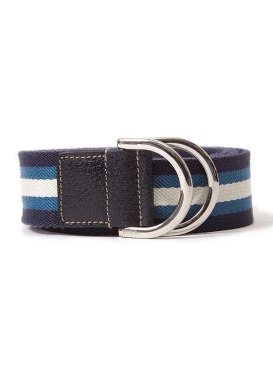 Gucci Accessories - GUCCI sherry line d-ring striped belt